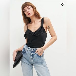 NWOT Reformation Ronda silk top